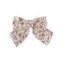 Barette HALLES - fleurs roses