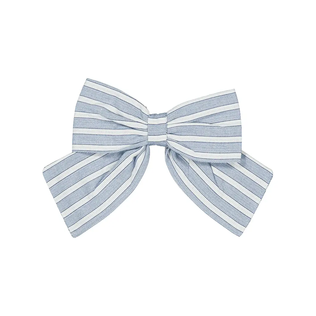 Barrette HALLES - rayé bleu