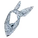 Foulard VENDÔME- tartan bleu