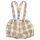 Bloomer à bretelles TERNES-  tartan multicolore