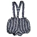 Bloomer à bretelles TERNES-  maxi rayé navy