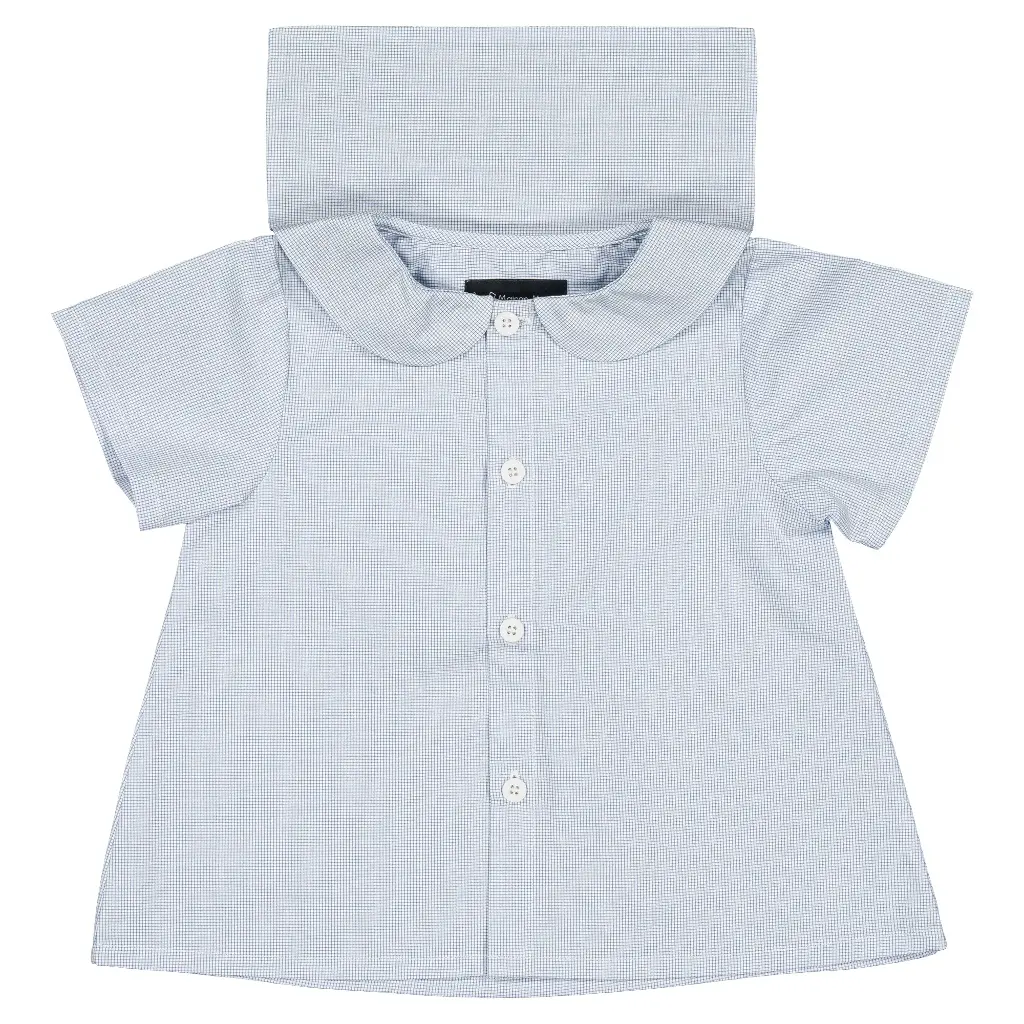 Blouse MONCEAU - petits carreaux écolier
