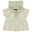 Blouse MONGE- vichy thé vert
