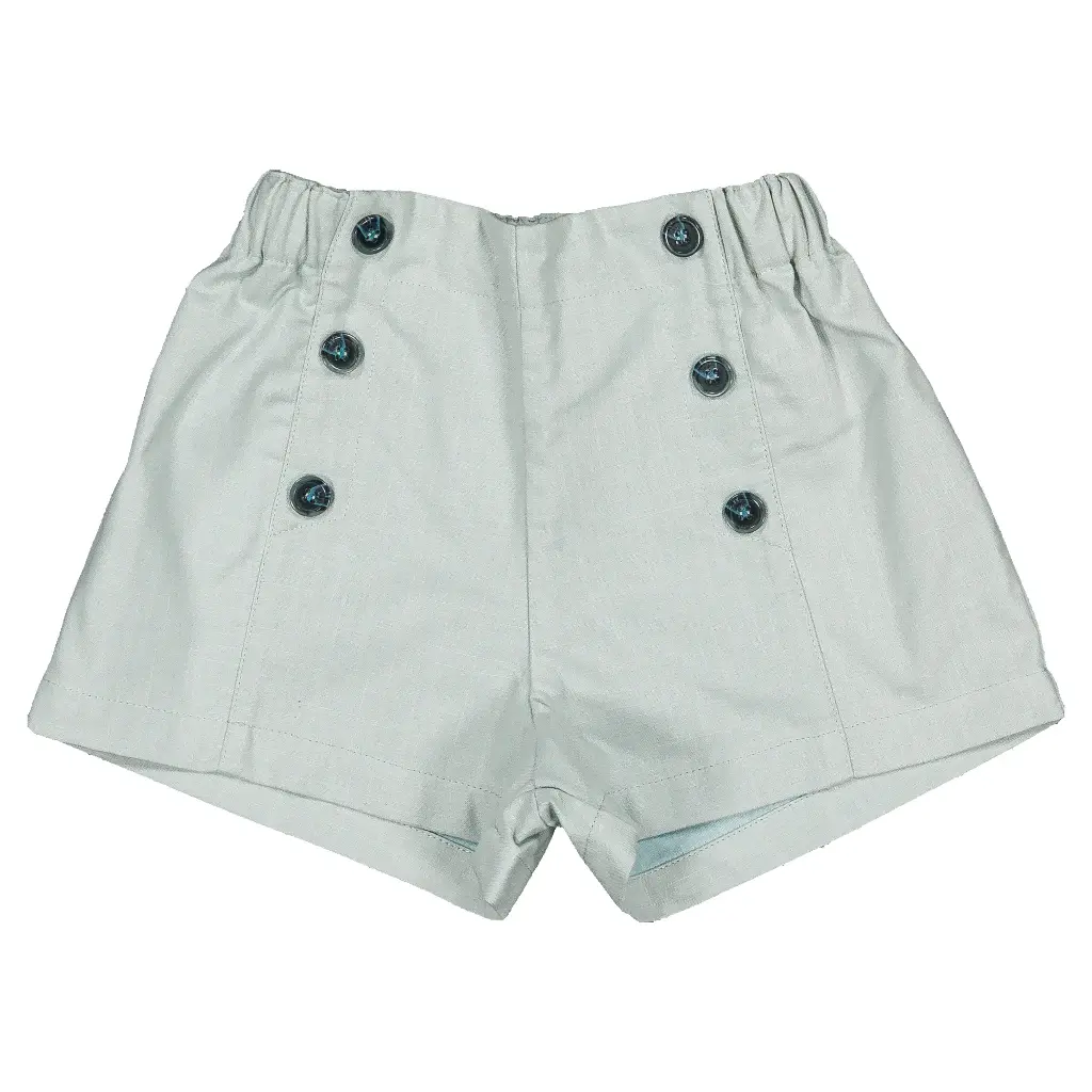 Short SEVRES - vert menthe lin