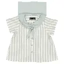 Blouse MONGE- rayé vert menthe