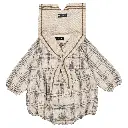 Barboteuse MAZET - tartan beige