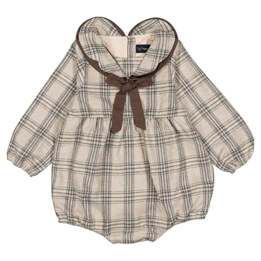 Barboteuse CADET - tartan beige