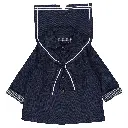 Manteau VOLTAIRE- chevron bleu