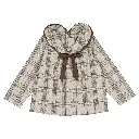 Blouse BERRI- tartan beige