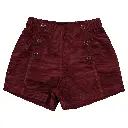 Short SEVRES -  velours bordeaux