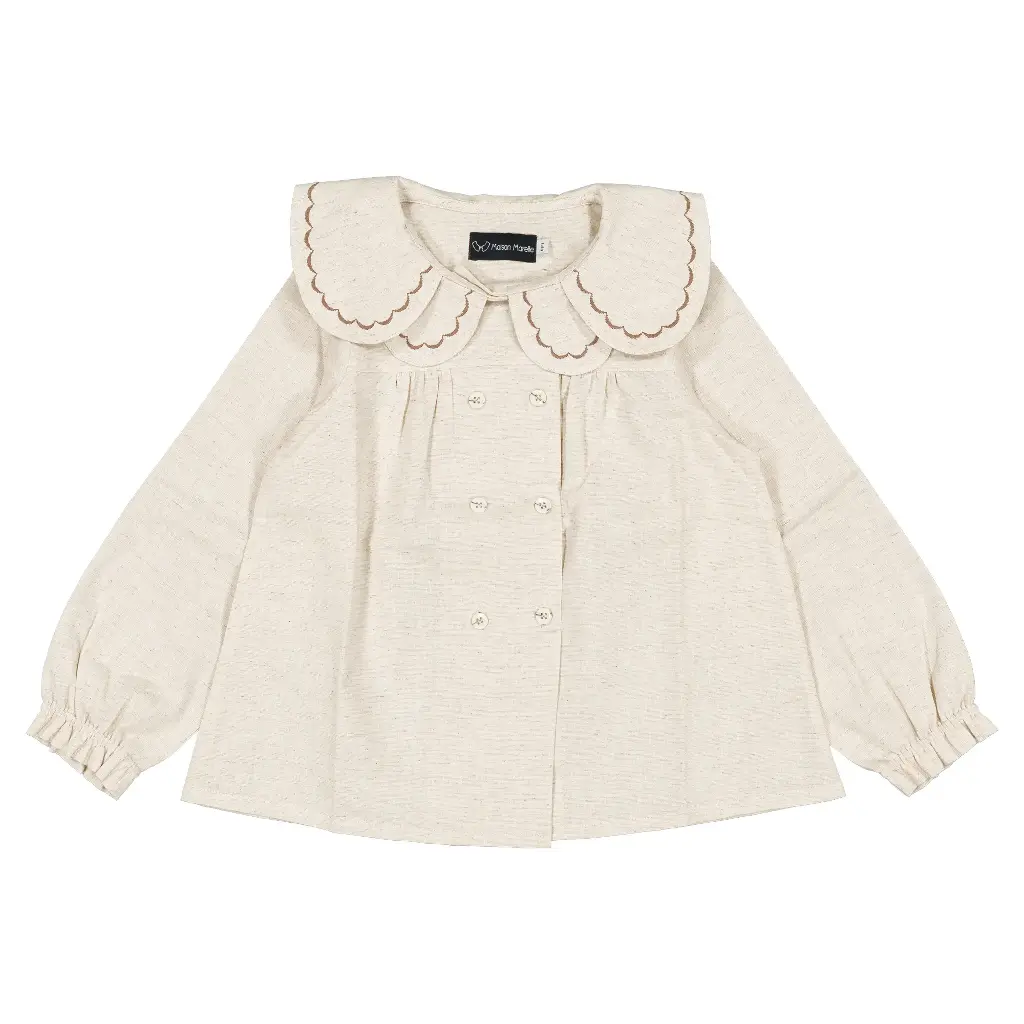 Blouse NOLLET - lin crème