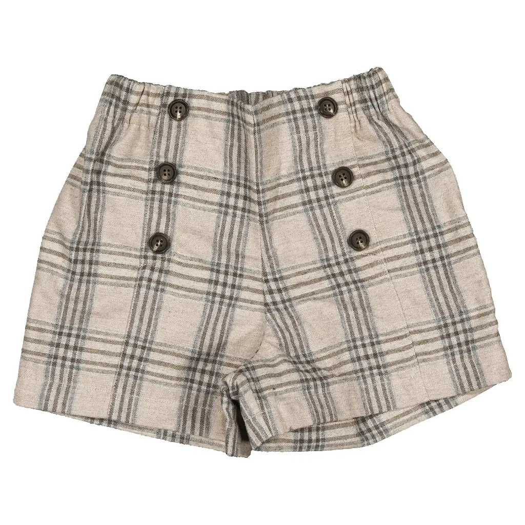 Short SEVRES -  tartan beige