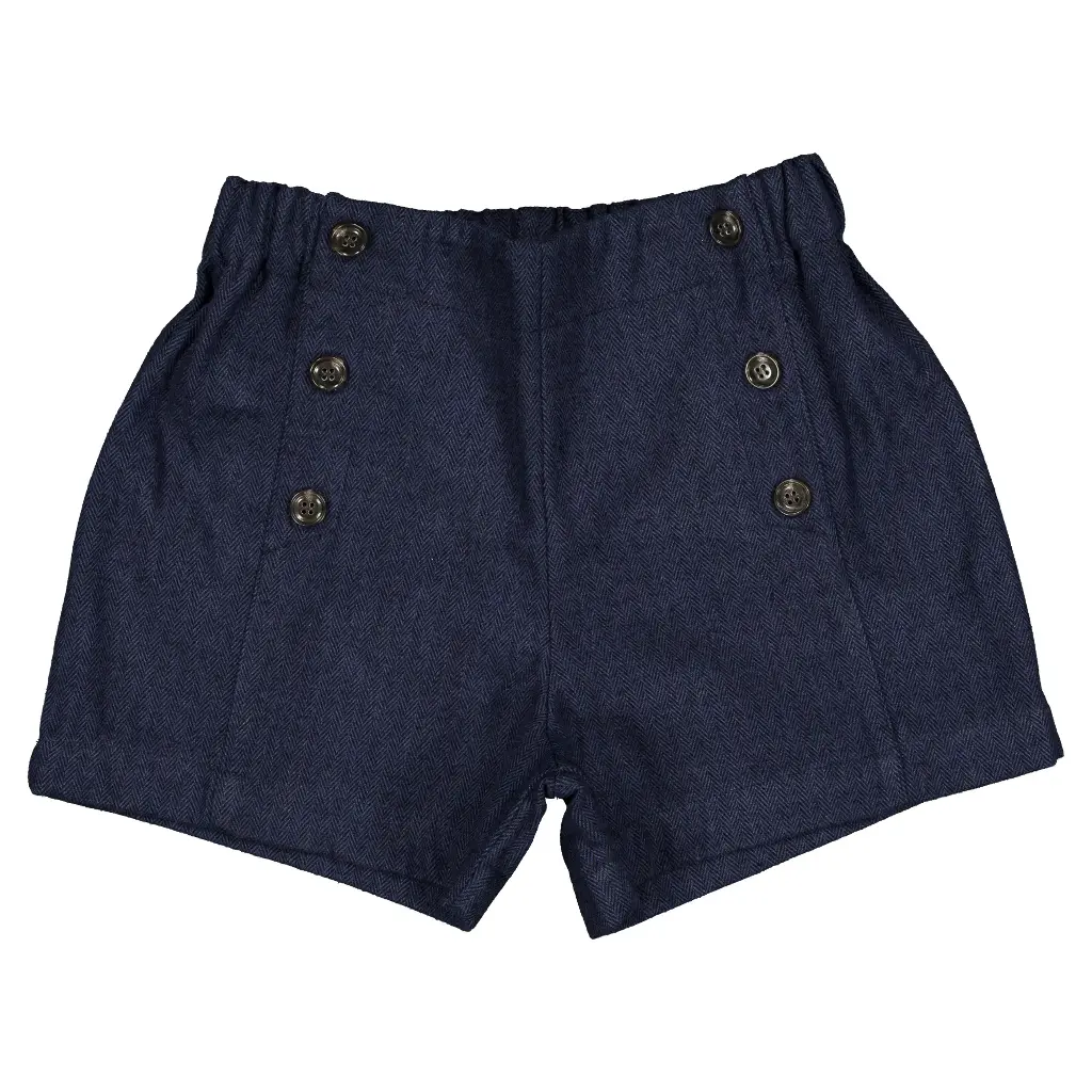 Short SEVRES -  chevron bleu