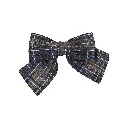 Barrette HALLES - tartan bleu