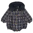 Barboteuse LOTA - tartan bleu