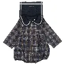 Barboteuse BAC - tartan bleu