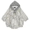 Barboteuse ROI - tartan gris perle