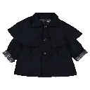 Manteau SHERLOCK- lainage bleu/tartan bleu)