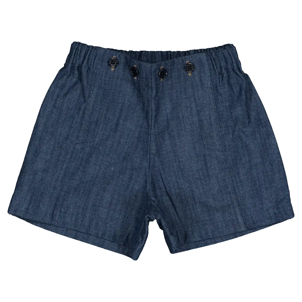 Short SOUFFLOT- denim bleu profond