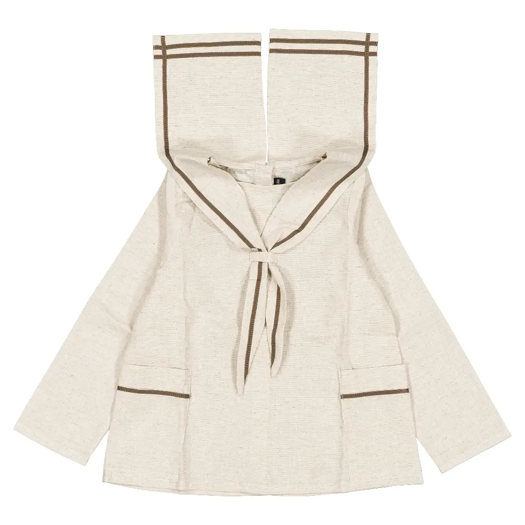 Blouse VANEAU- lin beige
