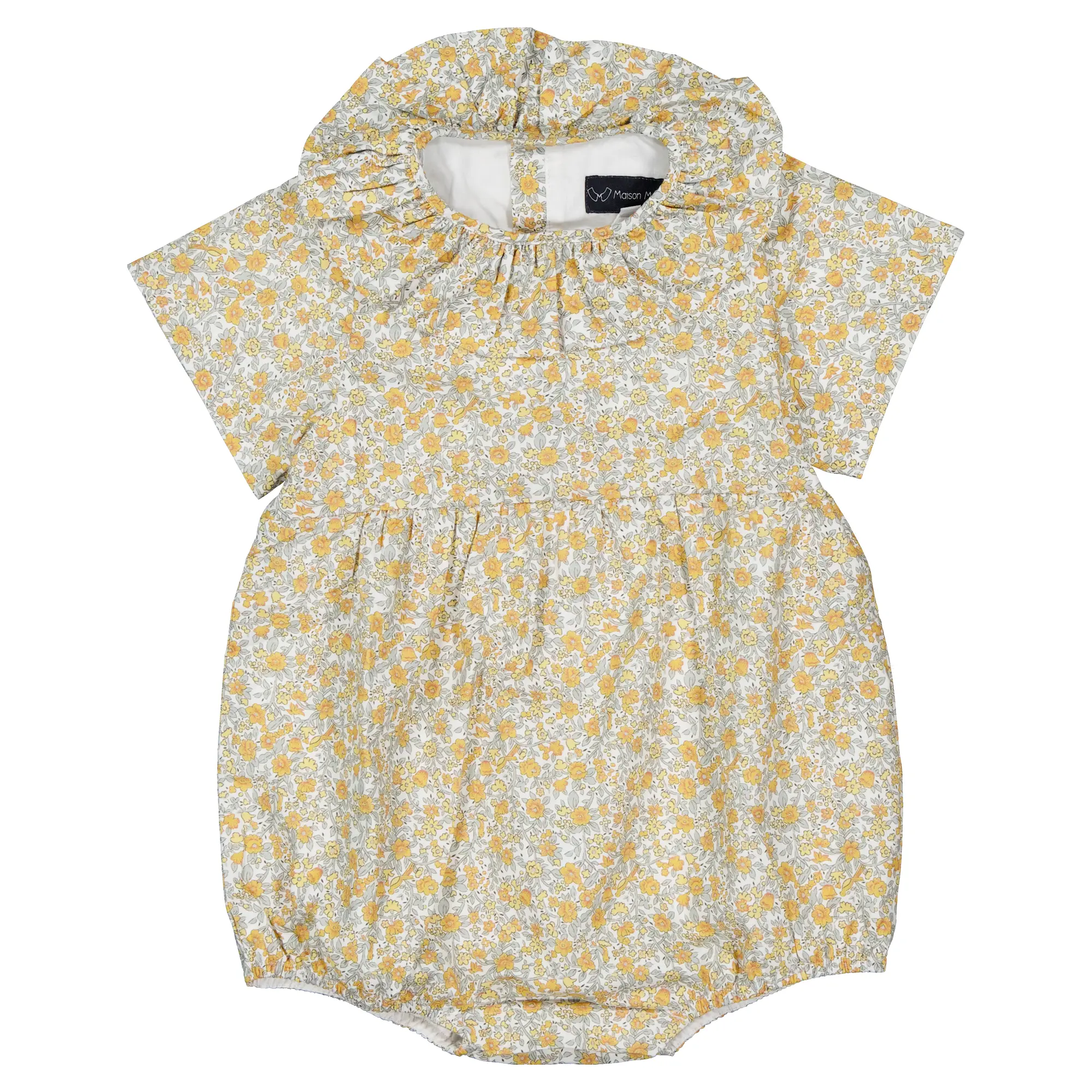 Barboteuse DUPLEIX - fleurs coton GOTS