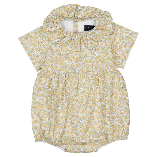 Barboteuse DUPLEIX - fleurs coton GOTS