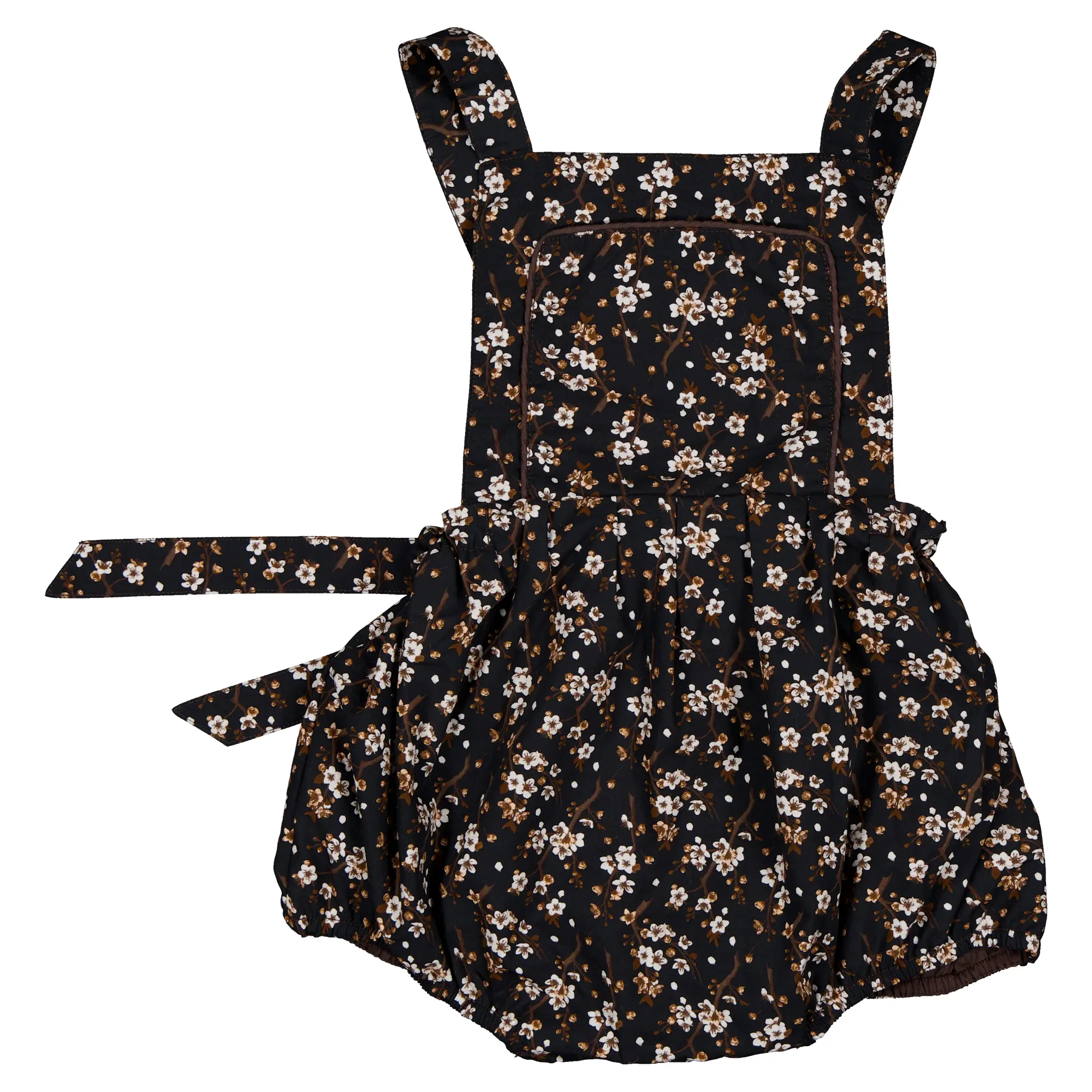 Barboteuse MARAIS - cerisiers en fleurs GOTS