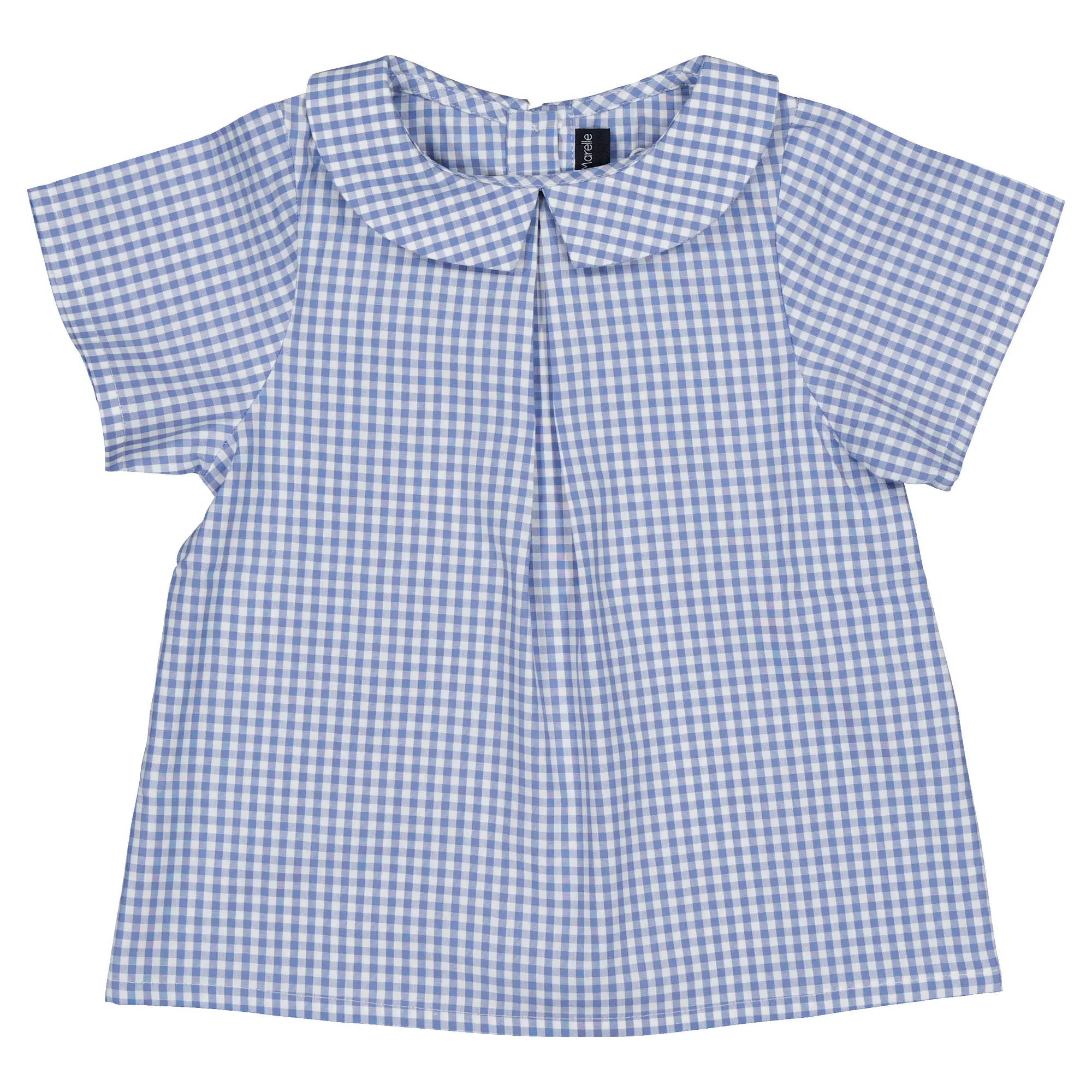 Blouse COURCELLES- vichy bleu