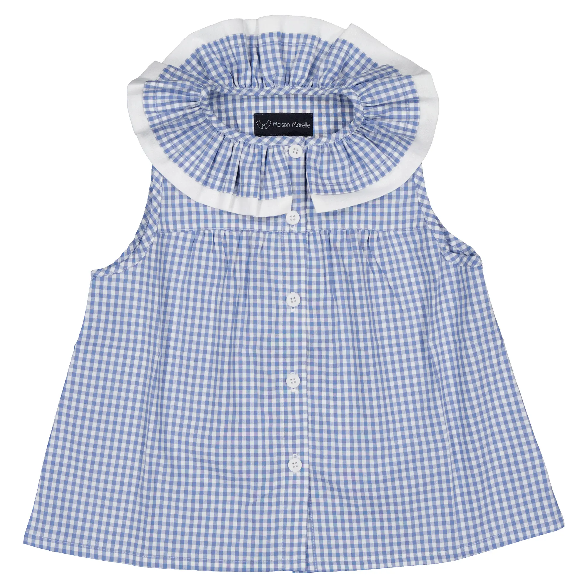 Blouse MARCEAU- vichy bleu
