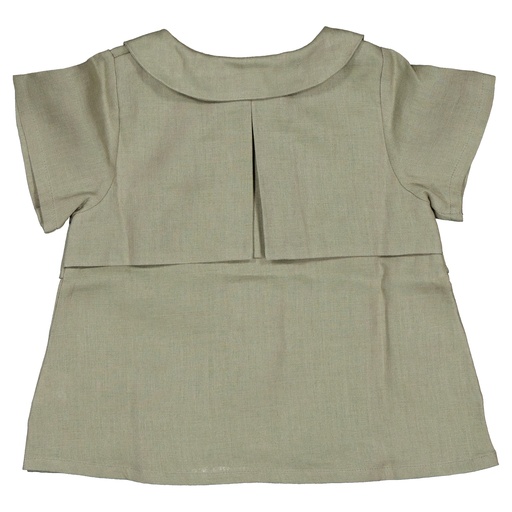 Blouse BRANLY- lin vert sauge