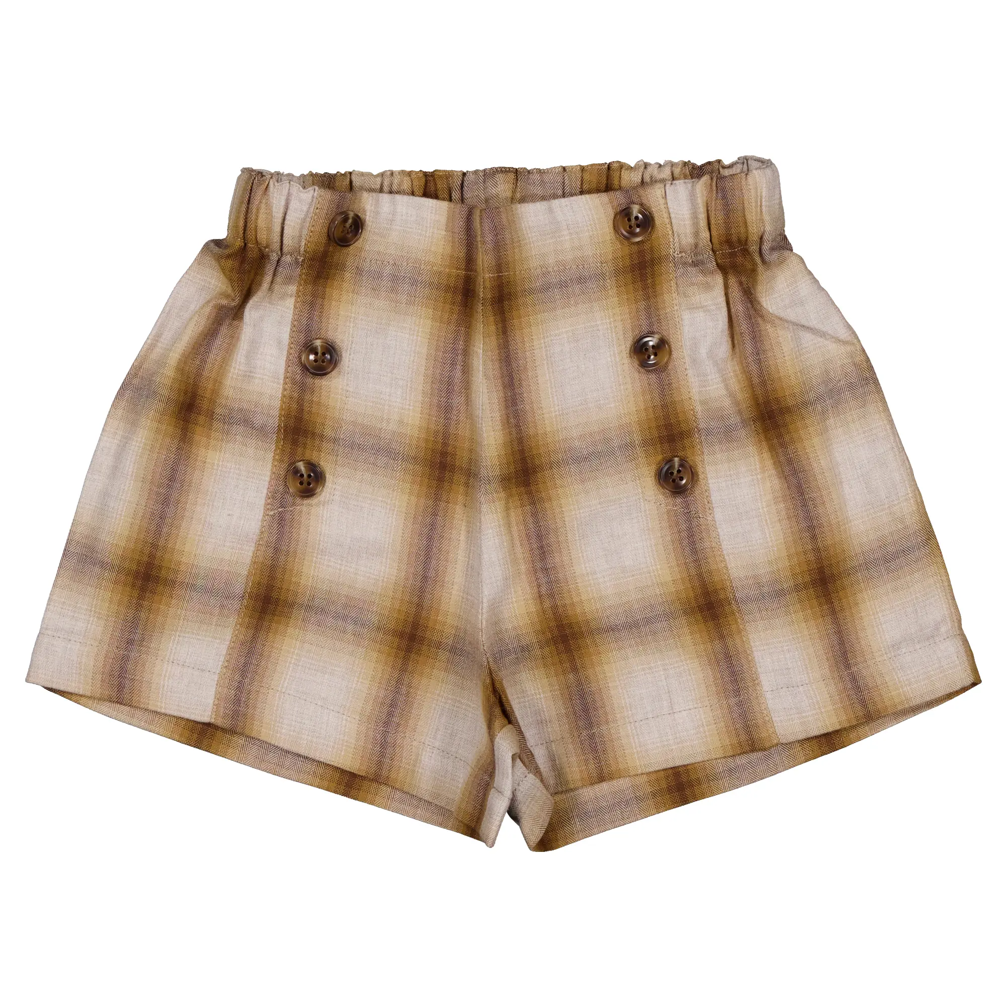 Short SEVRES -  tartan miel