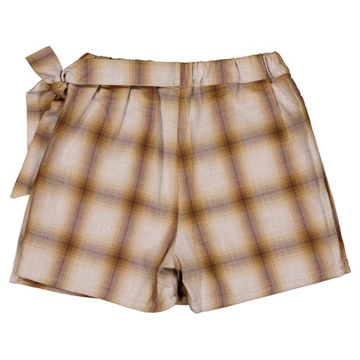 Jupe-short  -  tartan miel (copie)