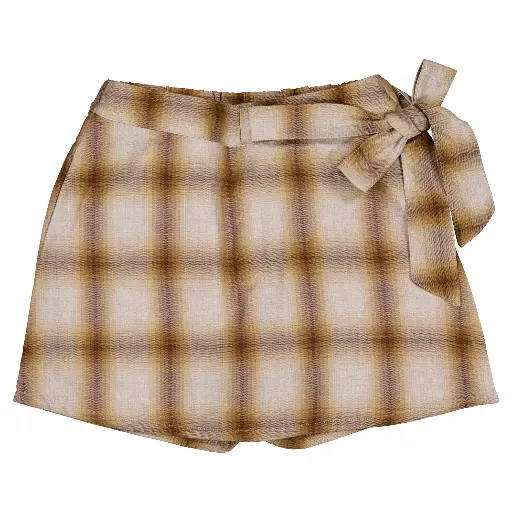 Jupe-short  -  tartan miel (copie)