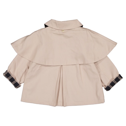 Veste SHERLOCK- beige cape amovible