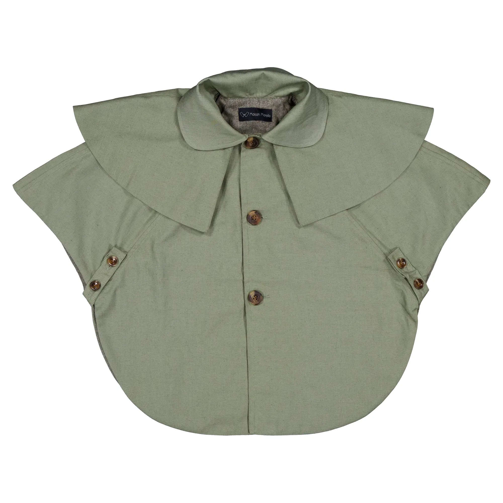 Cape MOUFFETARD- verte réversible 