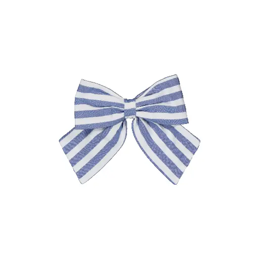 [SS25-D1-BARETT-HALLES-SEERRAYEBLEU] Barette HALLES - seersucker rayé bleu