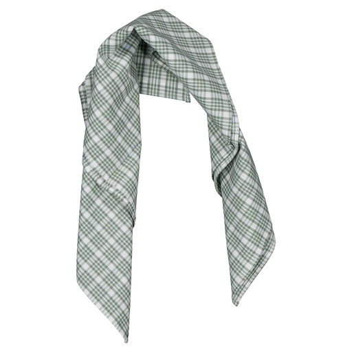 [SS25-D1-FOULAR-VENDOME-CARRVERTSAUG-TU] foulard VENDÔME- carreaux vert sauge
