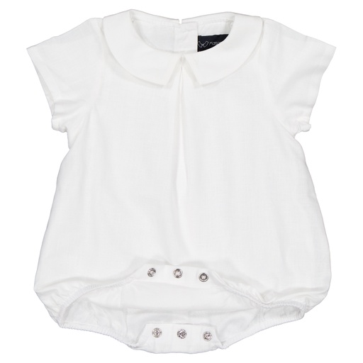 Barboteuse BATIGNOLLES- lin blanc