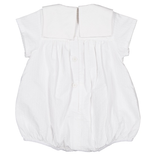 Barboteuse BOURBON-lin blanc