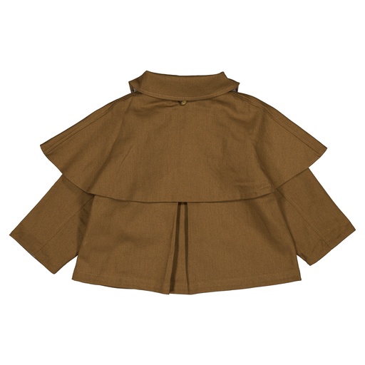 Veste SHERLOCK- marron cape amovible