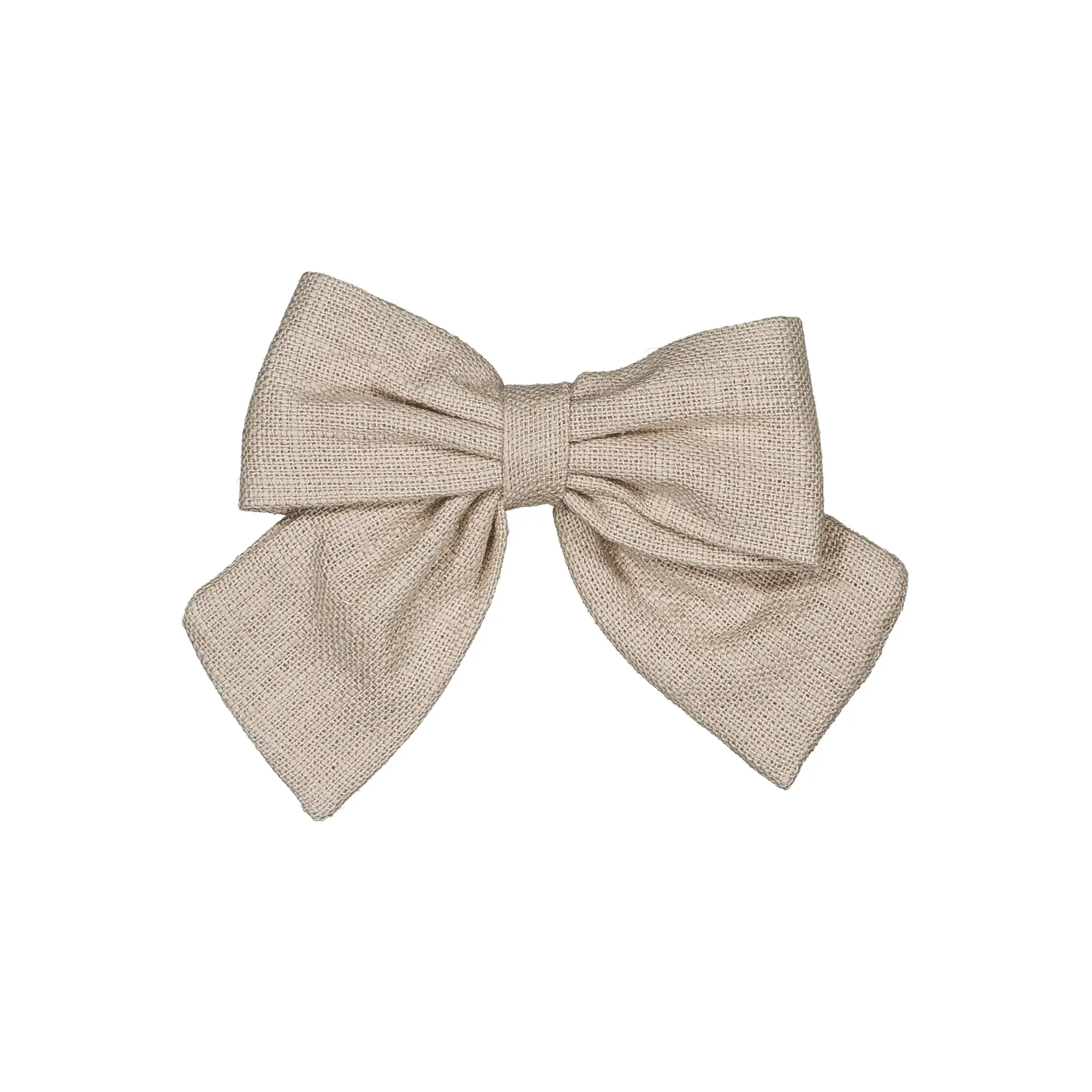 [SS25-D2-BARRET-HALLES-LINBEIGE] Barette HALLES - lin beige