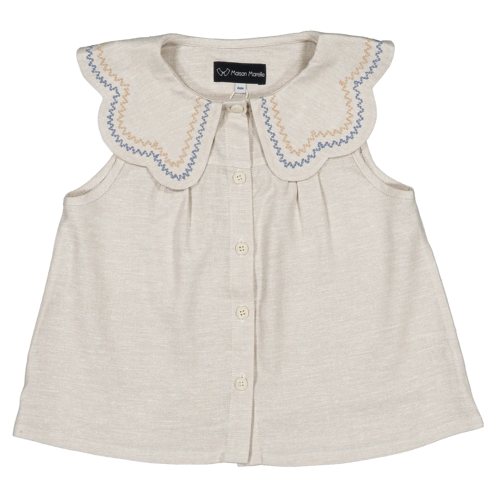 Blouse BAUME-lin écru