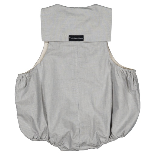 Barboteuse VIGNY - fines rayures bleues