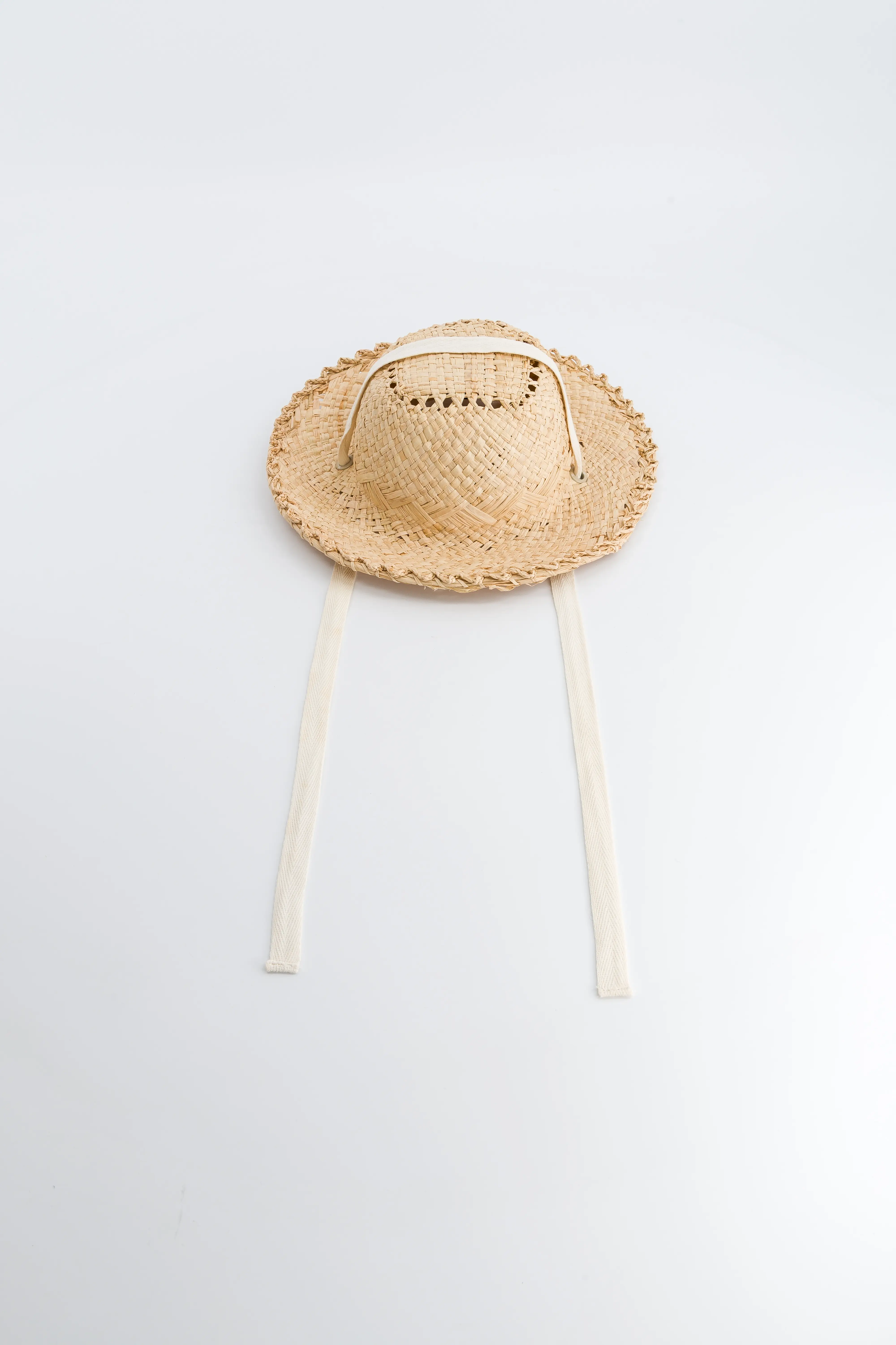 chapeau MACE-  ruban crème