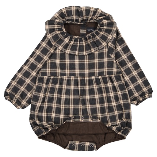 Barboteuse DUPLEIX - tartan gris