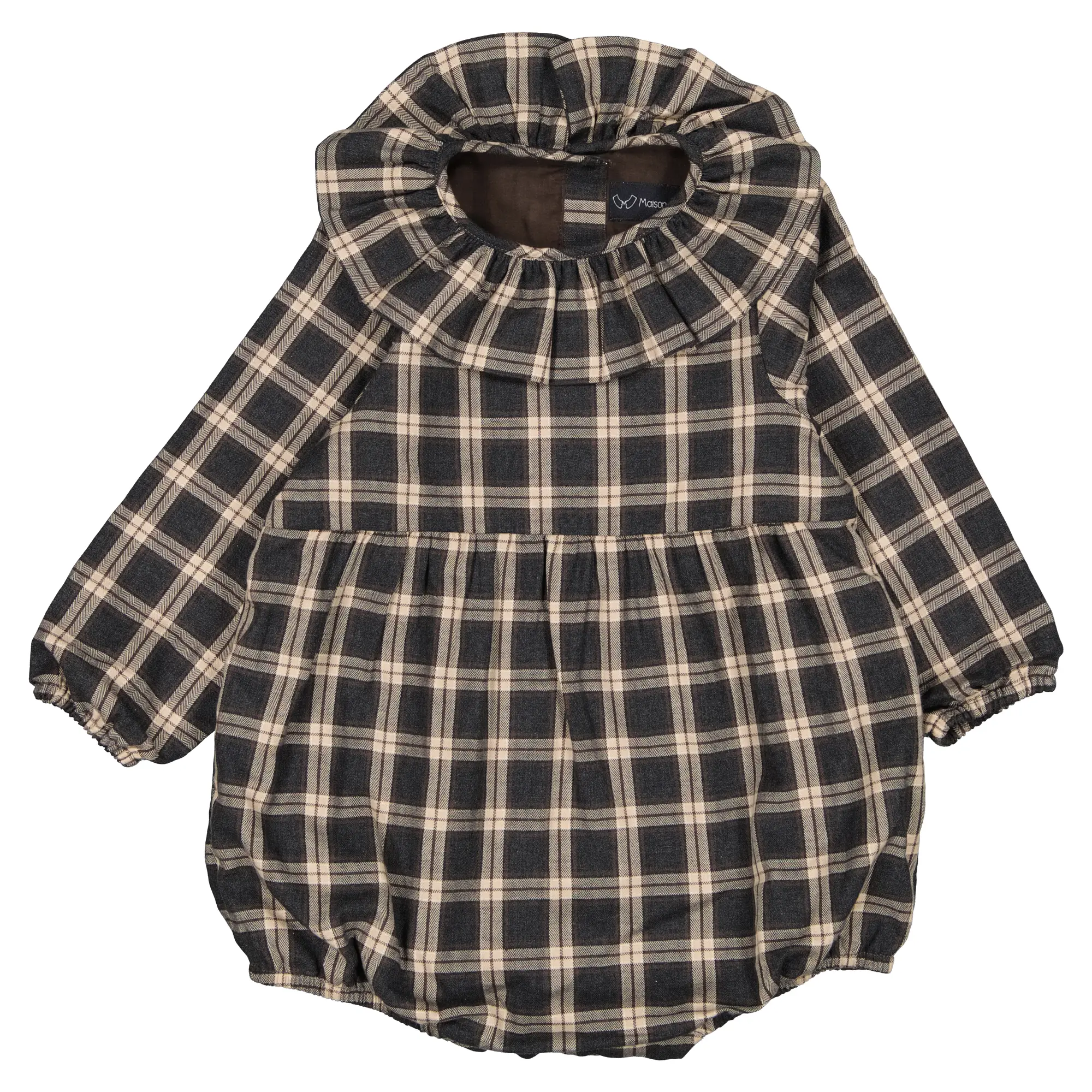 Barboteuse DUPLEIX - tartan gris