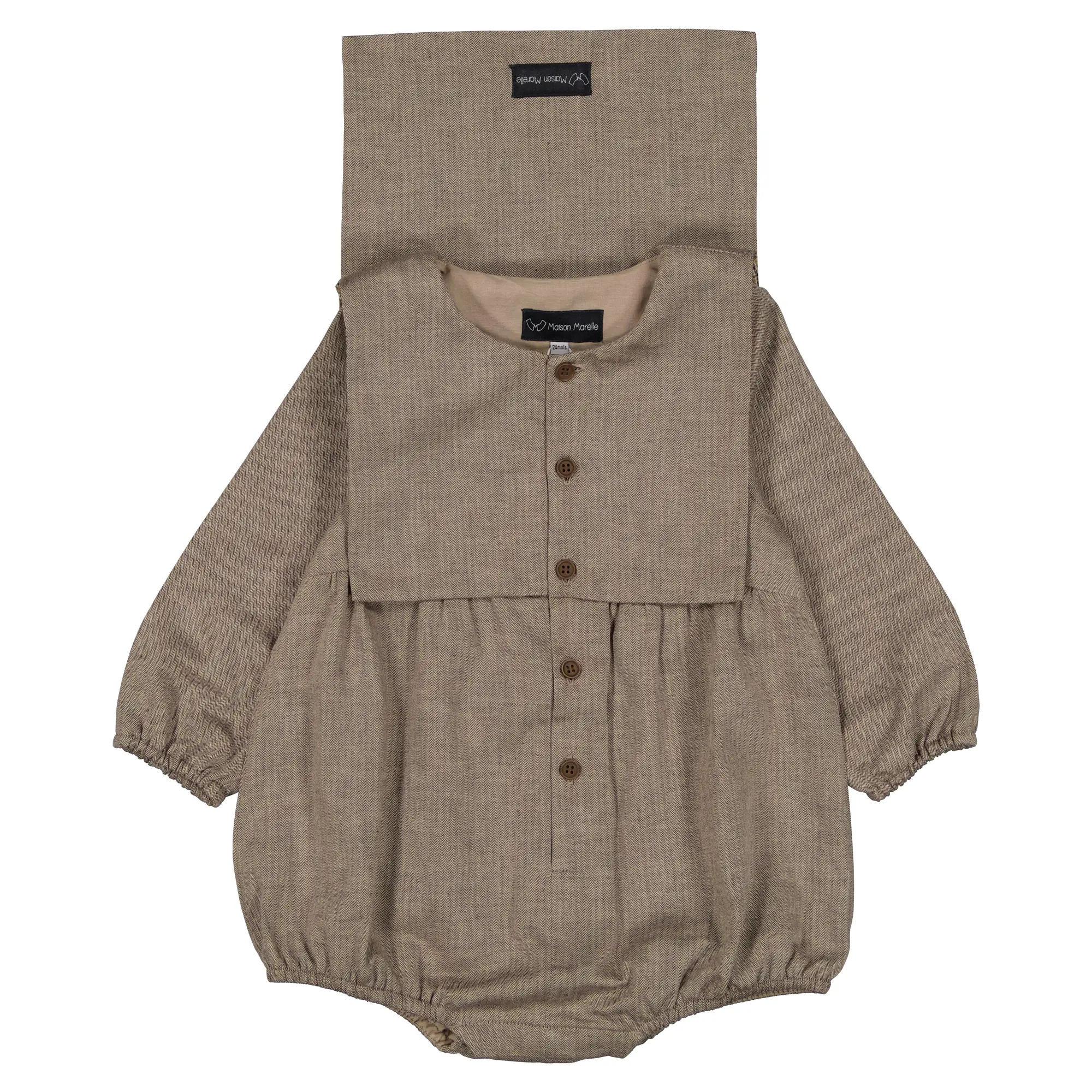 Barboteuse ALMA - taupe