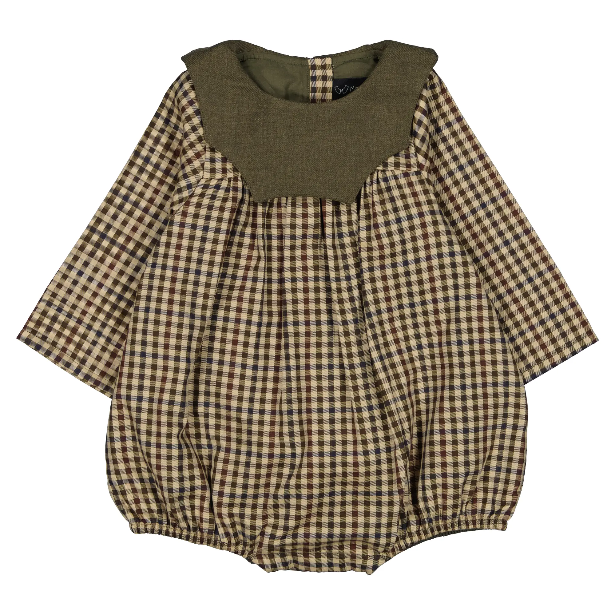 Barboteuse ASSAS- vichy vert