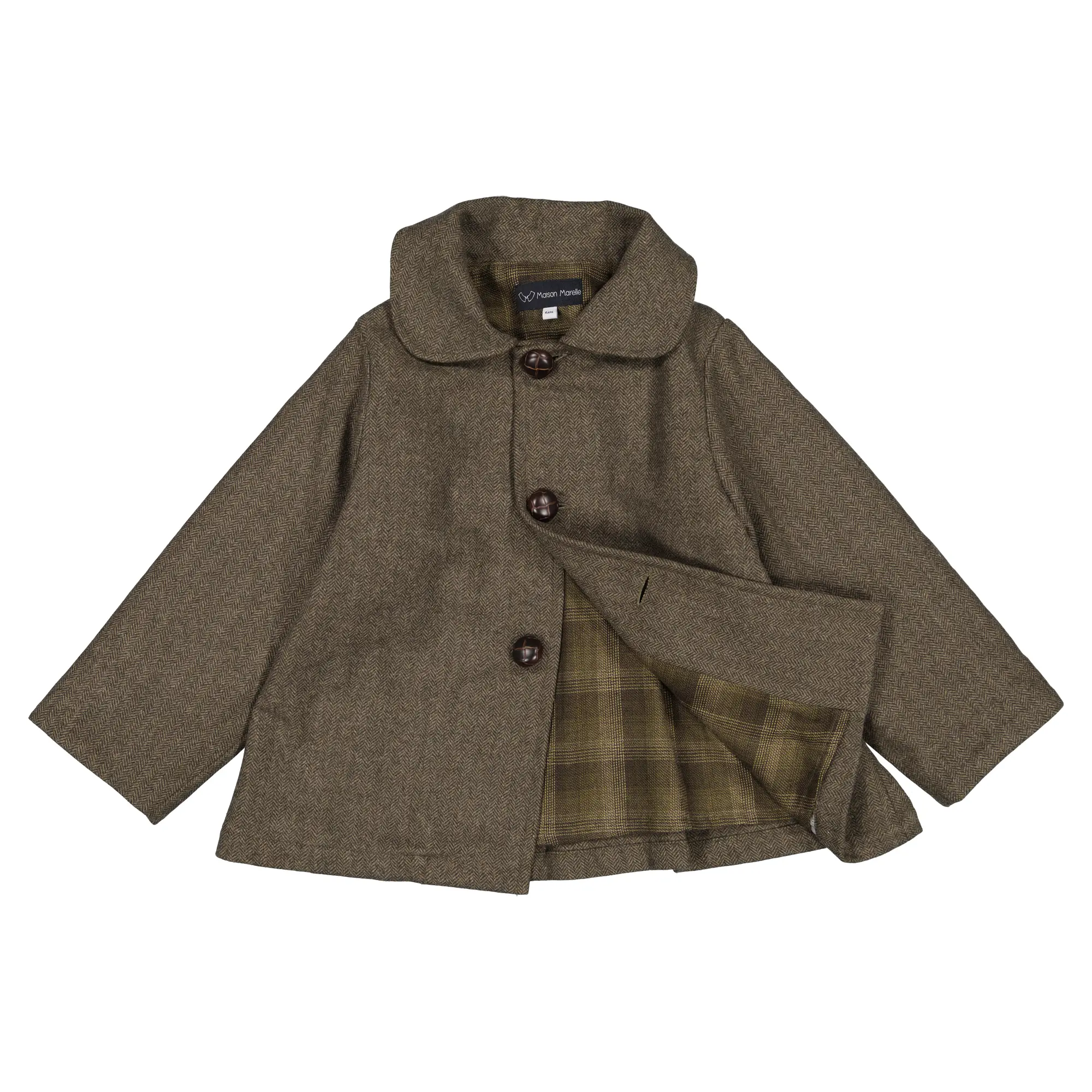 Veste VERNEUIL- chevrons Gris vert