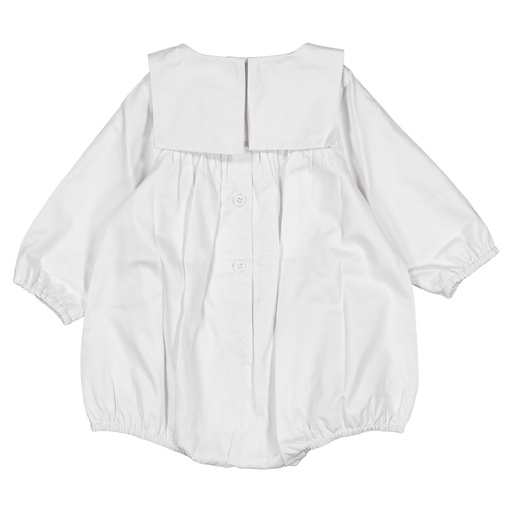 Barboteuse BOURBON- ML blanc